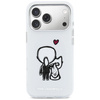 Etui Karl Lagerfeld Karl & Choupette Back MagSafe do iPhone 17 Pro przezroczysty