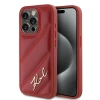 KARL LAGERFELD ETUI HARDCASE DIAGONAL QUILTED SCRIPT DO IPHONE 15 PRO MAX