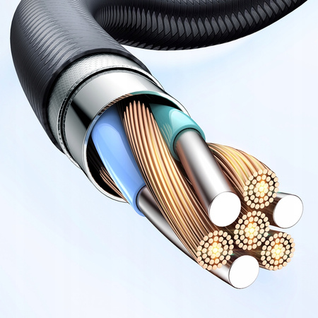 MCDODO KABEL USB LIGHTNING SZYBKIEGO ŁADOWANIA 36W DO IPHONE 13 14 1M LED