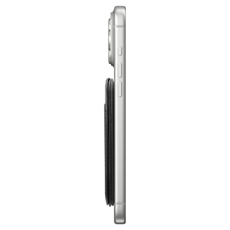 SPIGEN S314-3 SLIM FOLD TRIPOD MAGSAFE UNIVERSAL MAGNETIC CARD HOLDER BLACK