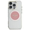 GUESS ETUI MAGNETYCZNE DO IPHONE 16 PRO MAX LOGO METALOWE KOŁO DO MAGSAFE