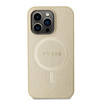 Guess GUHMP15LPSAHMCB iPhone 15 Pro 6.1" złoty/gold hardcase Saffiano MagSafe