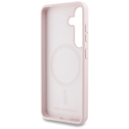 KARL LAGERFELD ETUI SILICONE DOUBLE HEADS AND CIRCLE DO MAGSAFE DO SAMSUNG