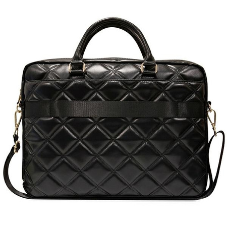 Guess Torba GUCB15ZPSQSSGK 16czarny/black Quilted 4G