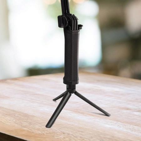 HURTEL STATYW MONOPOD 3 W 1 DO GOPRO UCHWYT DO SELFIE Z REGULACJĄ WYSOKOŚCI