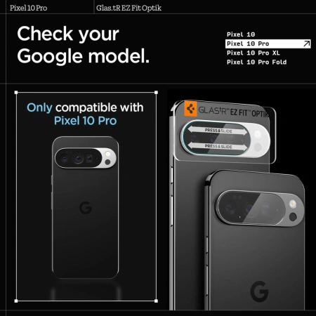 SPIGEN OSŁONA NA APARAT GLAS.TR 2-PACK DO GOOGLE PIXEL 10 PRO