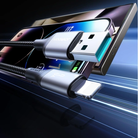 JOYROOM KABEL USB-A DO LIGHTNING 3A DO IPHONE 12 13 14 2M SZYBKIE