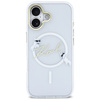 Etui Karl Lagerfeld IML Choupettes Karl Script Logo MagSafe do iPhone 17 przezroczysty