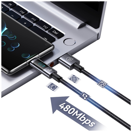USAMS KABEL USB-C DO USB-A 66W 6A DO SZYBKIEGO ŁADOWANIA TELEFONÓW