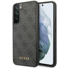 Etui Guess GUHCS23SG4GFGR S23 S911 - szare hardcase 4G Metal Gold Logo