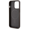 Etui Guess GUHMP13XP4RPSW na iPhone 13 Pro Max 6.7" - brązowe 4G Printed Stripes MagSafe