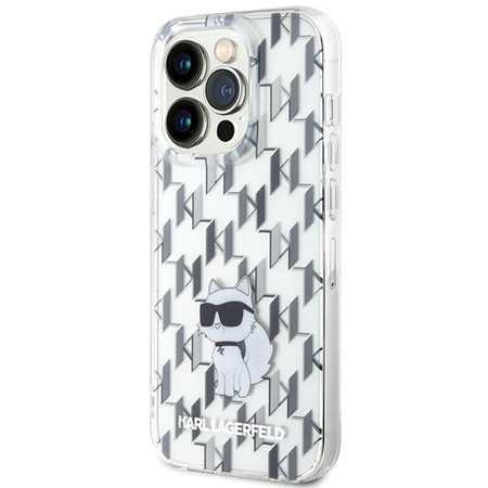 KARL LAGERFELD ETUI CASE DO IPHONE 15 PRO 6,1 HARDCASE MONOGRAM CHOUPETTE