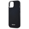 DKNY POKROWIEC DO IPHONE 15 PLUS DO MAGSAFE HARDCASE PLAIN LOGO SKÓRZANE