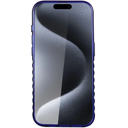 Etui Audi IML Big Logo MagSafe na iPhone 15 Pro - niebieskie