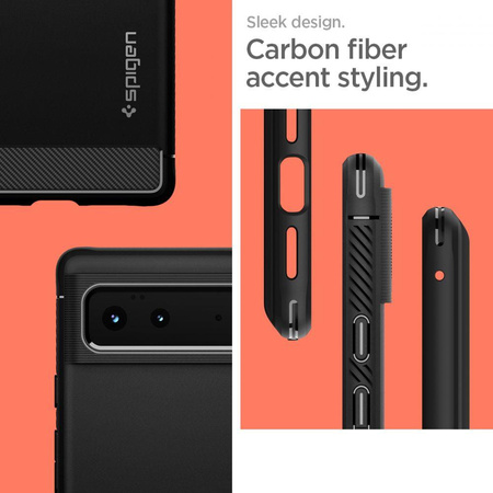 SPIGEN RUGGED ARMOR GOOGLE PIXEL 6 MATTE BLACK