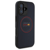 Red Bull RBHMP16M24PUILVR iPhone 16 Plus 6.7 hardcase granatowy/navy Leather Red Ring MagSafe