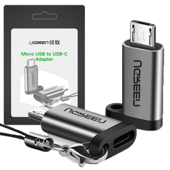 Ugreen adapter przejściówka z USB Typ C na micro USB szary (50590)