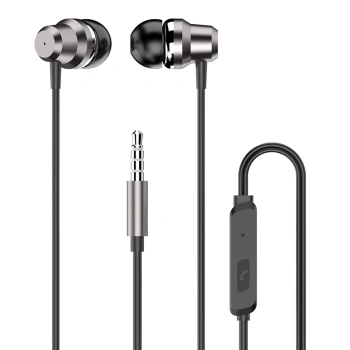 Słuchawki dokanałowe Dudao X10PRO przewodowe 3,5mm mini jack - czarne