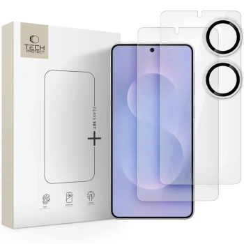 TECH-PROTECT SZKŁO HARTOWANE GLASS SET DO SAMSUNG GALAXY S25 EDGE 3 PACK