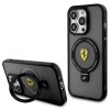Etui Ferrari Ring Stand 2023 Collection MagSafe do iPhone 15 Pro Max - czarne