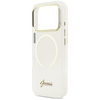 Etui Guess IML Script Metal MagSafe do iPhone 17 Pro Max przezroczysty