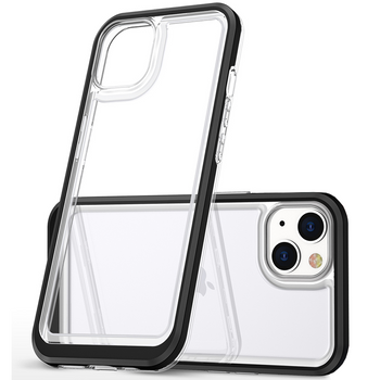 Clear 3in1 etui do iPhone 13 mini żelowy pokrowiec z ramką czarny