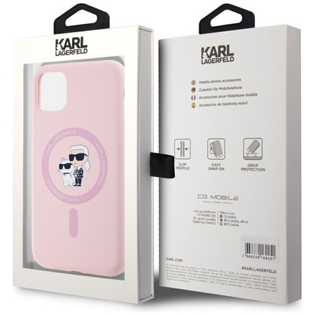 KARL LAGERFELD ETUI SILICONE KARL&CHOUPETTE DO IPHONE 11 DO MAGSAFE