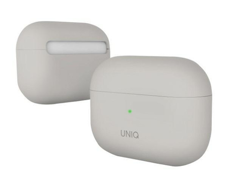 Etui Uniq Lino na AirPods Pro Silicone - beżowe