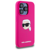 KARL LAGERFELD ETUI SILICONE KARL HEAD PRINT DO IPHONE 15 PRO 6.1 Z DO
