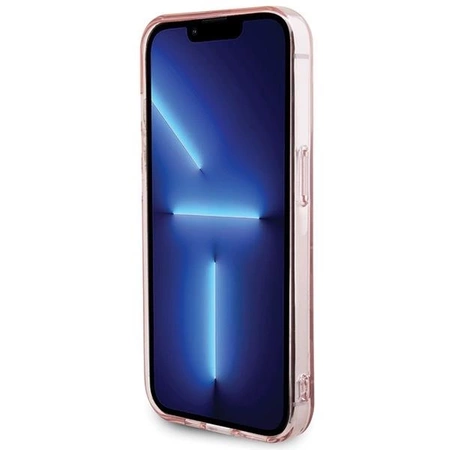 Etui Karl Lagerfeld Monogram Choupette na iPhone 15 Pro Max - różowe
