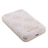 Zestaw Guess GUBPM5P15S4GEMGP iPhone15 6.1 hardcase + Powerbank 5000mAh MagSafe różowy/pink 4G Metal Logo