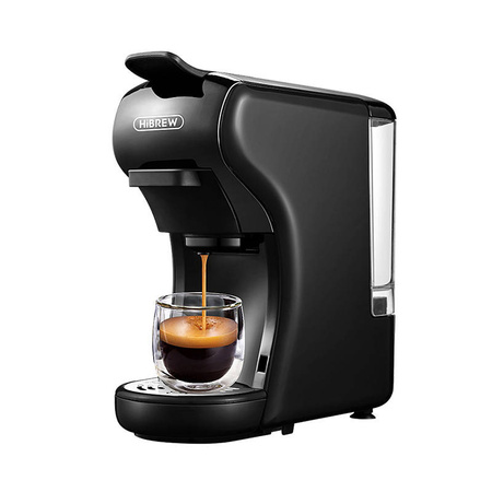 HIBREW EKSPRES KAPSUŁKOWY 3W1 DO KAWY H1A 1450W Z FUNKCJĄ MIELENIA ZIARN