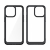 Wzmocnione etui z elastyczną ramką do iPhone 15 Pro Outer Space - przezroczyste
