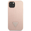 Guess GUHCP14SPSATLP iPhone 14 6,1" różowy/pink hardcase SaffianoTriangle Logo