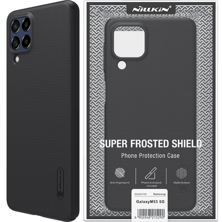 Nillkin Super Frosted Shield Pro wytrzymałe etui pokrowiec Samsung Galaxy M53 5G czarny