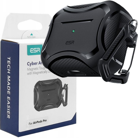 ESR CYBER ARMOR HALOLOCK MAGSAFE APPLE AIRPODS PRO 1 / 2 BLACK