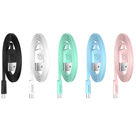 USAMS KABEL MICRO USB PŁASKI 1,2M DO TELEFONÓW I URZĄDZEŃ SZYBKIE ŁADOWANIE