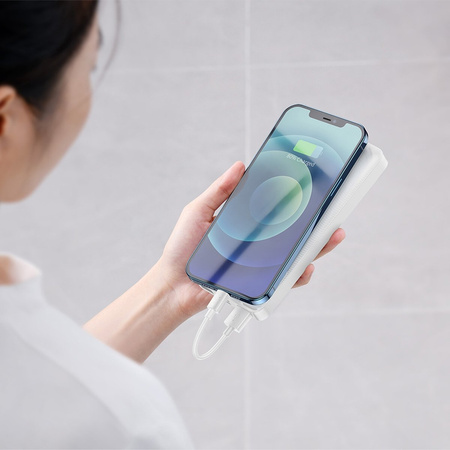 Baseus Bipow powerbank z wyświetlaczem 30000mAh 15W czarny (Overseas Edition) + kabel USB-A - Micro USB 0.25m czarny (PPBD050201)