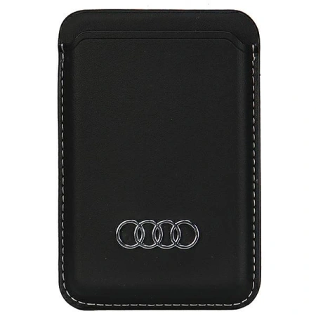 AUDI ETUI DO MAGSAFE IPHONE 15 14 13 12 WALLET Z MIEJSCEM NA KARTY SKÓRZANE