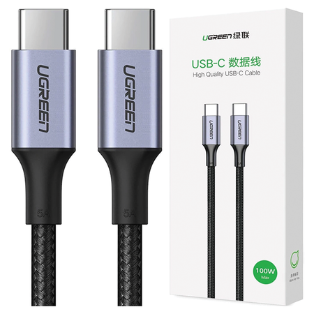 UGREEN KABEL USB-C DO USB-C 100W 1.5M DO ŁADOWANIA URZĄDZEŃ Z WYSOKĄ MOCĄ