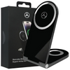 Ładowarka indukcyjna Mercedes Silver Stars MagSafe składana 2w1 15W - czarna