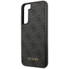Etui Guess GUHCS23SG4GFGR S23 S911 - szare hardcase 4G Metal Gold Logo