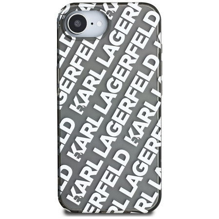 KARL LAGERFELD ETUI IML REPEAT LOGO DO IPHONE 16E LUKSUS I BEZPIECZEŃSTWO