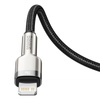 BASEUS KABEL USB-C DO DO LIGHTNING 20W DO IPHONE 12 13 14 0,25M SZYBKI