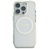 GUESS ETUI DO IPHONE 16 PRO MAX DO MAGSAFE LOGO CLASSIC BIAŁE WYSOKA JAKOŚĆ
