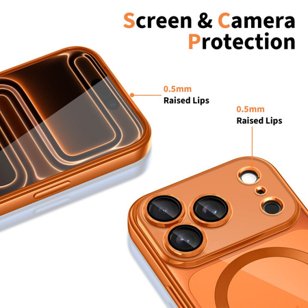 TECH-PROTECT MAGFLEX MAGSAFE IPHONE 17 PRO SHINY COSMIC ORANGE