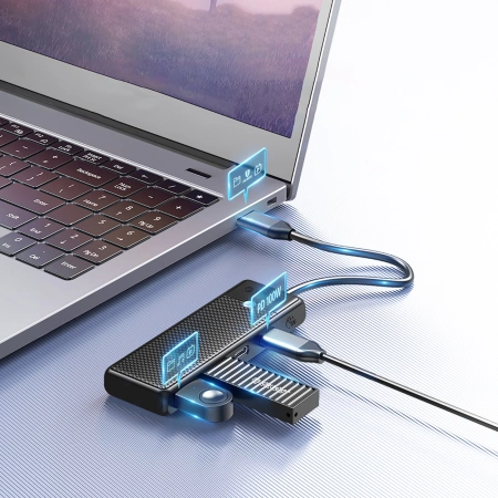 ORICO HUB USB-A STACJA DOKUJĄCA 4x USB-A 3.0 DO TELEFONÓW IPHONE 12 13 14