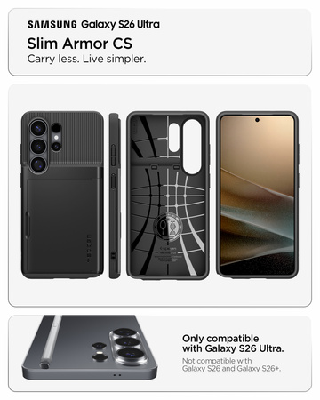 Spigen Slim Armor CS, black - Samsung Galaxy S26 Ultra