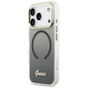 Etui Guess IML Gradient Script Metal MagSafe do iPhone 17 Pro czarny