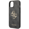 Etui Guess 4G Big Metal Logo na iPhone 15 - szare